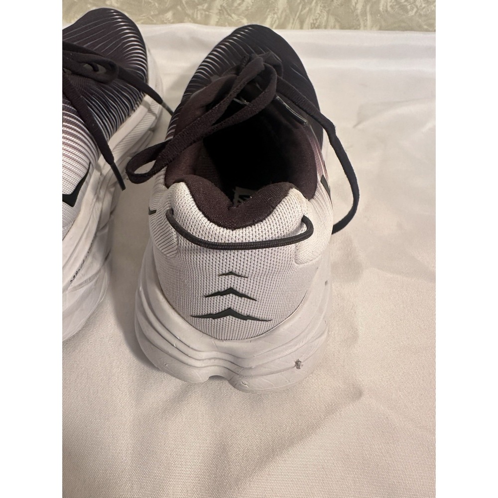 Hoka One HOKA Rincon 3 Wide Size 8.5 M 2E Black White Womens Running - Picture 3 of 13